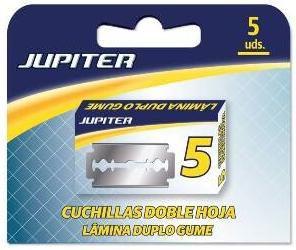 CUCHILLA DOBLE HOJA JUPITER 5 PIEZAS